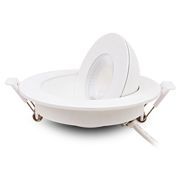 FCC Certified Tilt LED Recessed Downlights 5CCT CRI 80 Heat Resistant