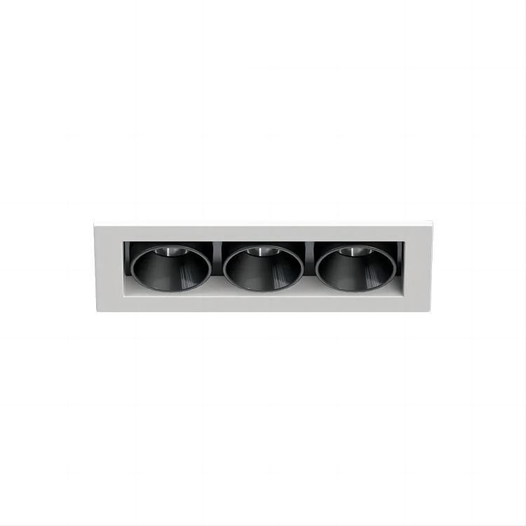 6w Indoor  Modern Recessed Spotlights , Aluminum Square Cob Light